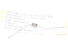 MIL Glas Kondensator von Corning Typ CY10C, 10 pF / 500 V,  High-End Tuning, NOS