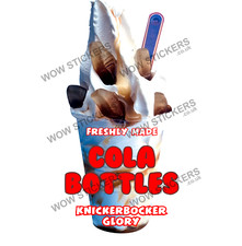 Eiswagen Aufkleber Cola