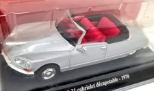 Atlas 1/43 Citroen DS 21 Cabriolet Decapotable 1970 Grey Diecast Model Car