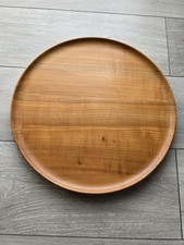 Holzteller / Dekoteller aus Holz 38cm Durchmesser 