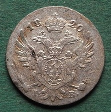 Münze Silber Russland Polen 5 Groszy 1820 überdurchschnittlich nswleipzig