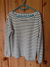 Esprit maritim gestreiftes Langarmshirt Gr. S