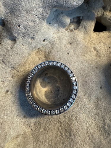 Ernstes design ring - design, edelstahl