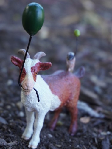 Schleich ziege vogel ooak - schleich,