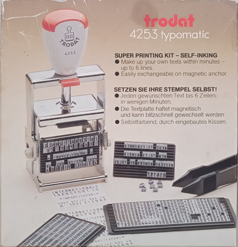 Trodat 4253 typomatic stempel - trodat,