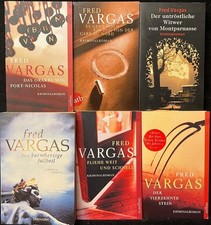 SAMMLUNG  PAKET - 6 Taschenbücher - FRED VARGAS - Das barmherzige Fallbeil u.a.
