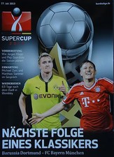 Programm Supercup 2013 Borussia Dortmund - Bayern München