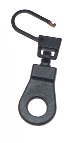 Zipper 4cm schwarz metall - 1,
