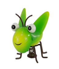 Holzwurm Dekofiguren Tiere aus Metall mit Magnet, Ameise, Raupe, Käfer, Biene