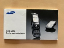 Samsung SGH-D600 - Bedienungsanleitung - Manual