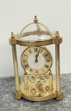 Drehpendeluhr Dugena Glaskuppel - Voll Funktionsfähig - 20cm