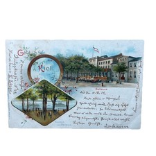 Postkarte AK Kiel Lithographie