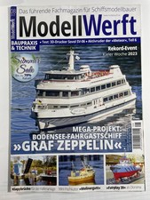 Modell Werft Zeitschrift Schiffsmodell 8 / 2023 Graf Zeppelin Fairplay 30 DGzRS