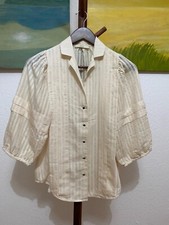 Sessun, T-shirt, white, XS size, new