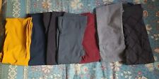 7x Strumpfhosen XS Leggings Konvolut Paket Senfgelb Schwarz Grau Bordeaux Damen 