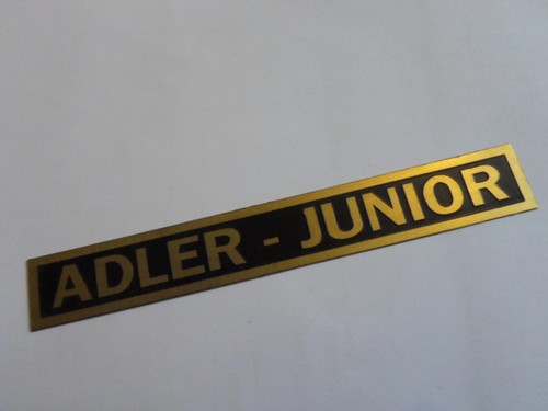 Typenschild adler junior - typenschild,