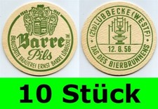 10 alte Bierdeckel Brauerei