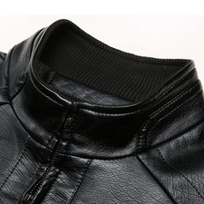 Modische Herren Lederjacke mit