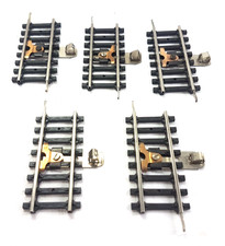 5x💥Piko H0 5/6824 H0 Schaltgleis 59 mm Hohlprofil U-Profil 1/3