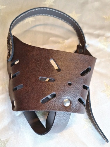 Maulkorb beißkorb leder hund - leder,