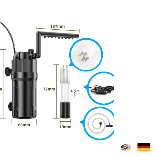Uvc aquarium - 5-in-1,