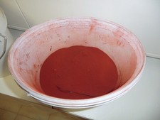 Eisenoxid-Pulver / Pigment Sonderton Eisenoxidrot 120 - 100 g - im Plastikbeutel