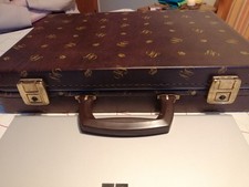 Aktenkoffer, braun-mit