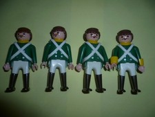 4 Playmobil Grünröcke Garde