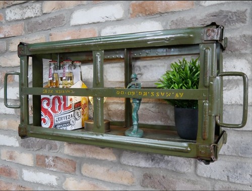 Wohnwand industrial style aus - wohnwand,