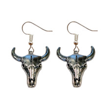 Stierkopf Ohrringe Rinder Ochse Kuh Ohrring Farm Bull's Skull Ranch Western Geschenk