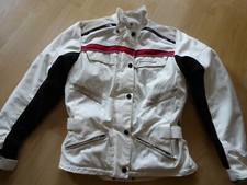 Textil-Motorradjacke mit Leder