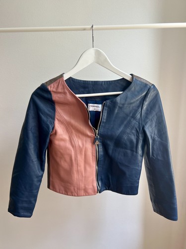 Chanel vintage cropped leather - chanel,
