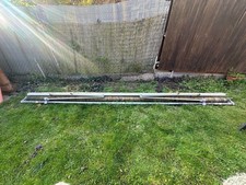 Gelenkarmmarkise 4x3 Stoff gestreift orange/grau/weiß Gestell RAL 9003 signalwei