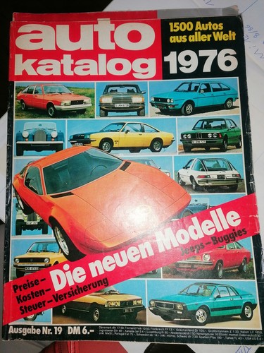 Auto katalog 1976 - -, ausgabe
