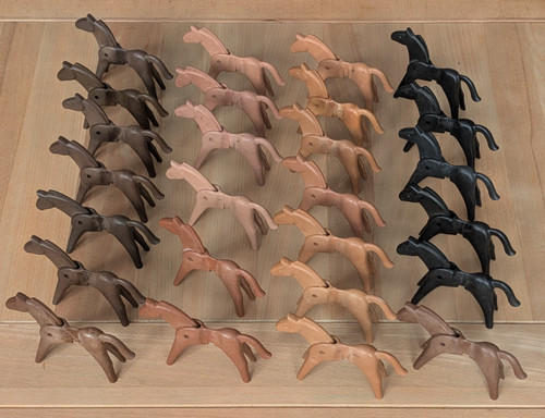 26x playmobil pferd 1974 - 26x,