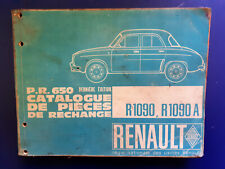  Ersatzteilkatalog PIECES catalogue Renault R1090 A Dauphine Ondine  Ausgabe1964