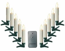 10 kabellose LED Kerzen inkl