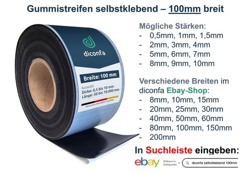 Gummistreifen selbstklebend - gummistreifen,