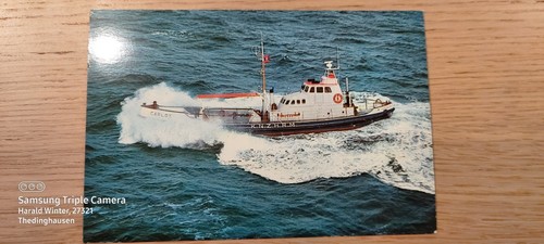 Postkarte seenotrettungsboot - postkarte,