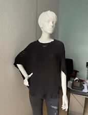 schwarzes Poncho vom Marco Polo Gr 36-38