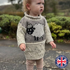 Kinder aran schaf - kinder, pullover