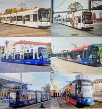 6 Fotoabzüge Straßenbahn