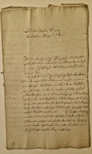 Original-Schreiben an den