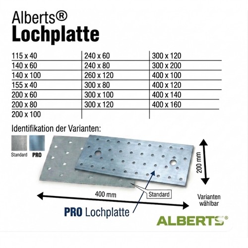 Alberts lochplatten - alberts,