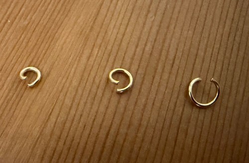 Spaltring biegering 18k - x,