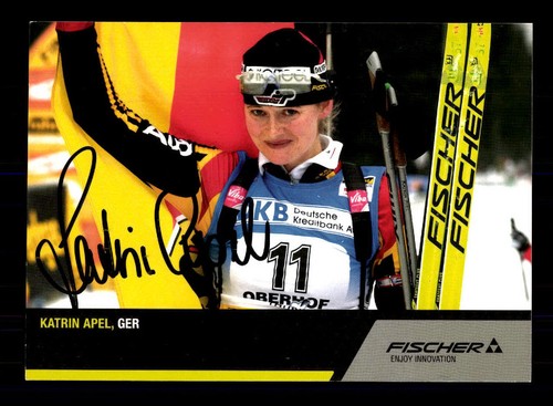 Katrin apel autogrammkarte - katrin,
