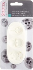 Städter Marzipan Form Deko-Flex-Model Totenköpfe Silikonkautschuk weiß