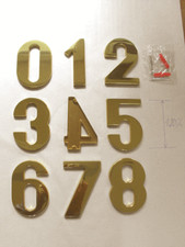 HAUSNUMMER MESSING ZAHLEN