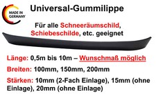 Universal Gummi Schürfleiste