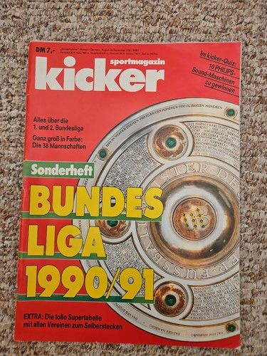 Kicker sonderheft bundesliga - sonderheft,